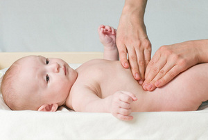 Как массировать живот ребёнку первого месяца